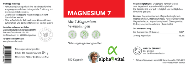 Magnesium 7 150stk